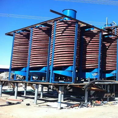 آلة تصنيف لولبية معمل تعدين النحاس لإزالة المياه